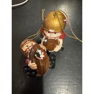 2 x Florida State Seminoles Football Christmas Ornament Set Nolee Mascot